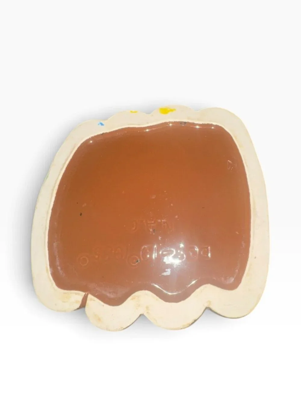 Vintage Brown Ceramic Moose Trinket Box Figurine With Lid
